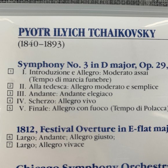 Claudio Abbado Symphony‎ Orchestra CD Sony Classical - Picture 6 of 13